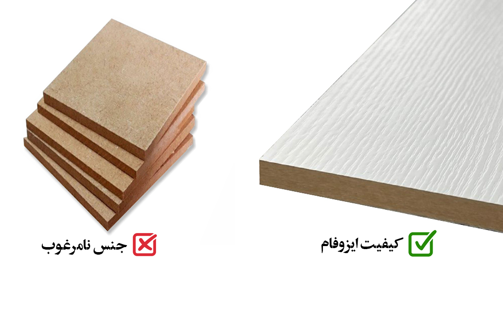 MDF طرح بتن ایزوفام کد beton205