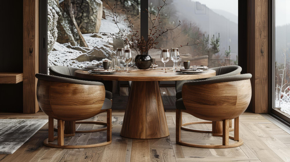 چوب یولکا در مبلمان